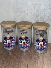 Load image into Gallery viewer, Glass Canister set (3)