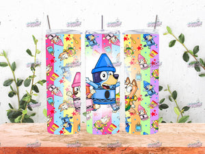 Blue Crayon - 20oz Tumbler