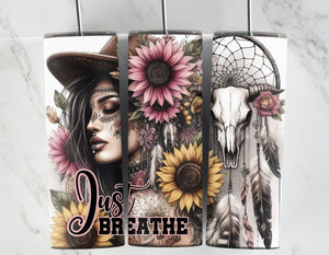 Just Breathe - 20oz Tumbler