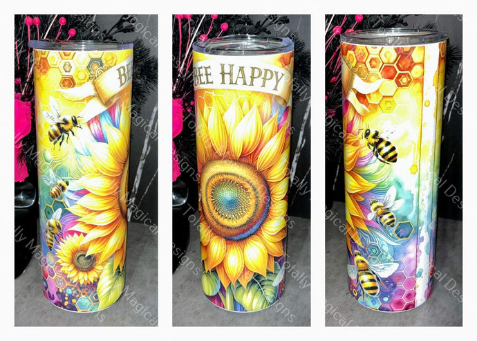 Bee Happy 20oz Tumbler