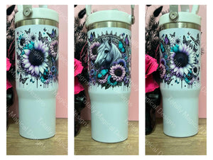 Horse 16oz Glass Tumbler