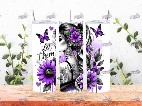 Let them Purple- 20oz Tumbler