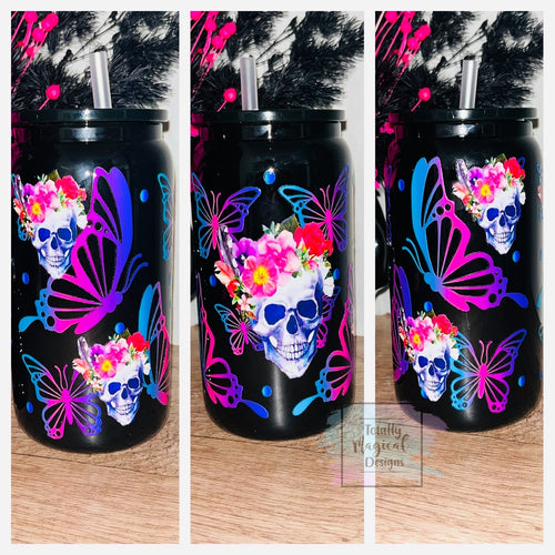 Black Glass Tumbler - 16oz