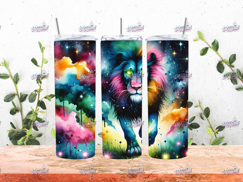 Lion watercolour- 20oz Tumbler