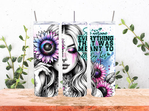 She overcame- 20oz Tumbler