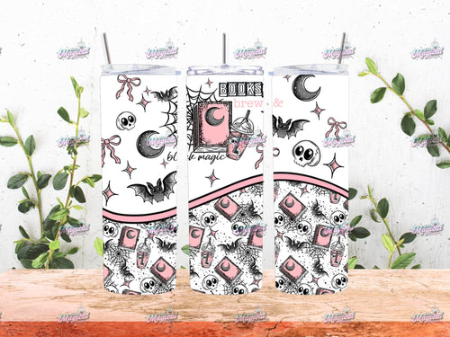 Books, Brew and Black Magic 20oz Tumbler