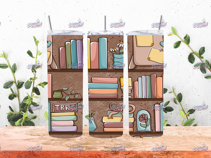 Book Design 12 - 20oz Tumbler