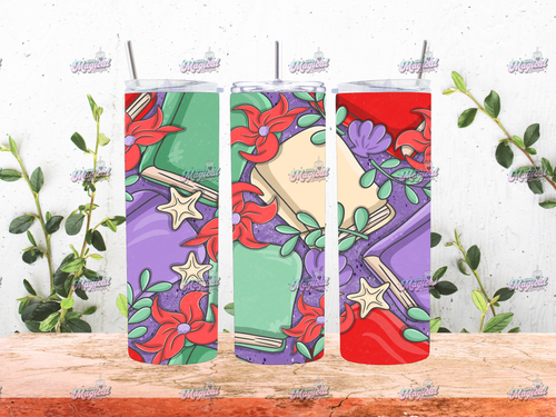 Book Design 65- 20oz Tumbler