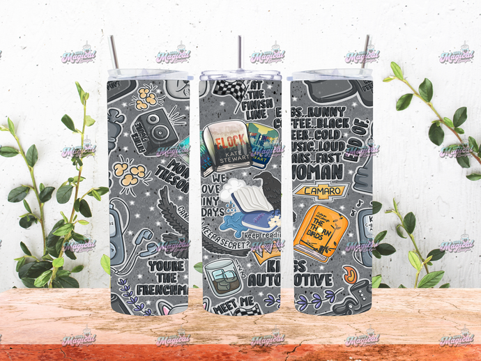 Book Design 76- 20oz Tumbler