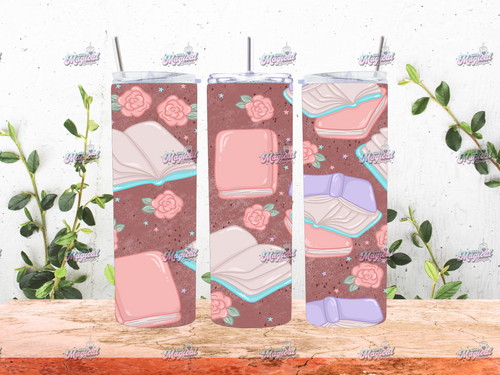 Book Design 80- 20oz Tumbler
