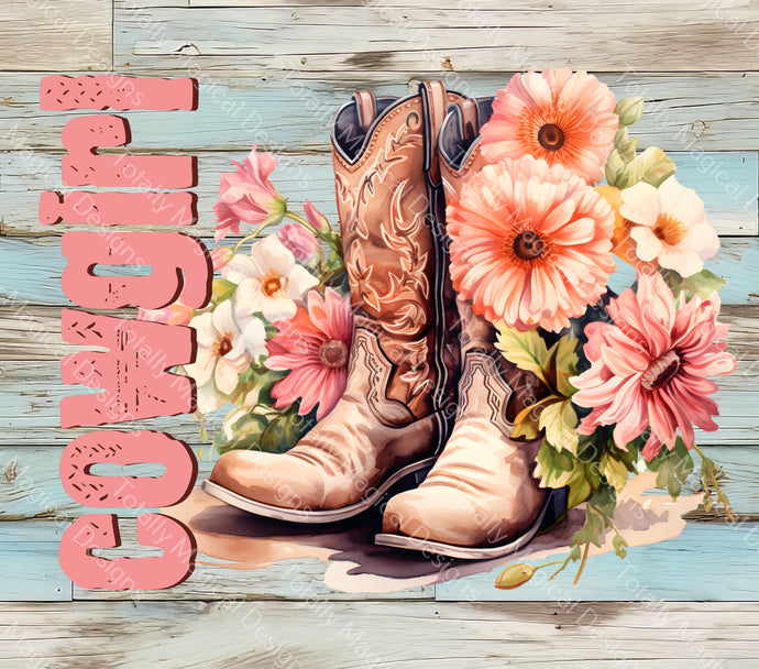 Cowgirl boots 20oz Tumbler