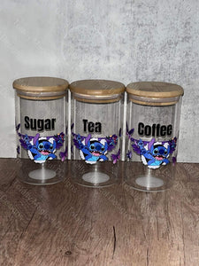 Glass Canister set (3)