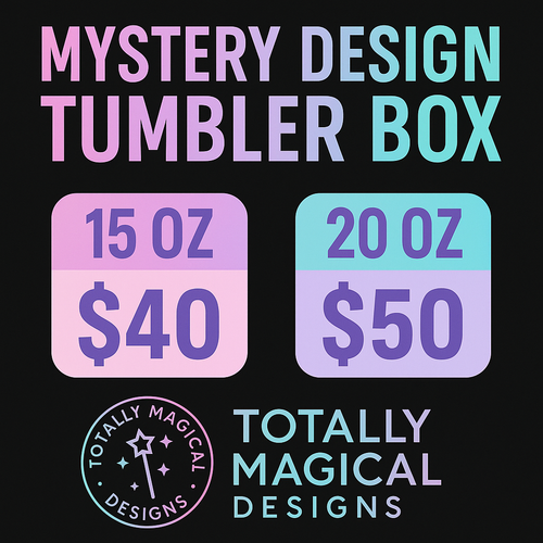 Mystery Design Tumbler Box
