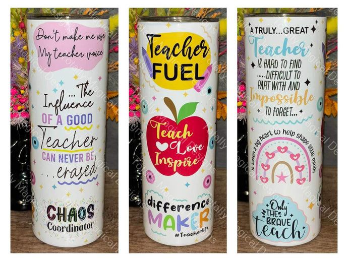 Teacher Fuel - 20oz Tumbler