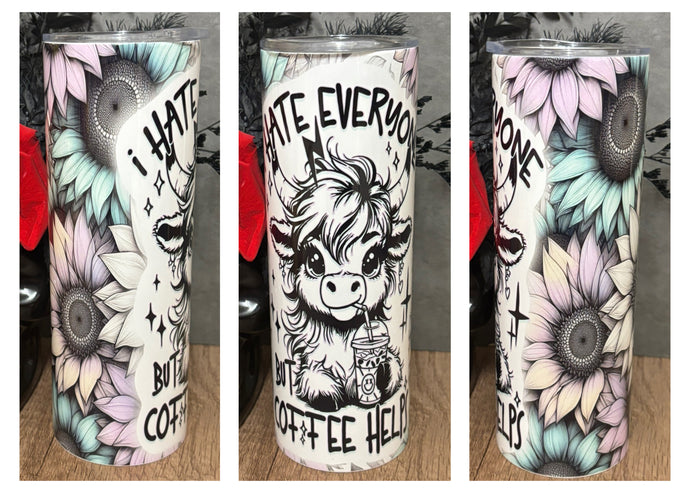 Coffee helps - 20oz Tumbler