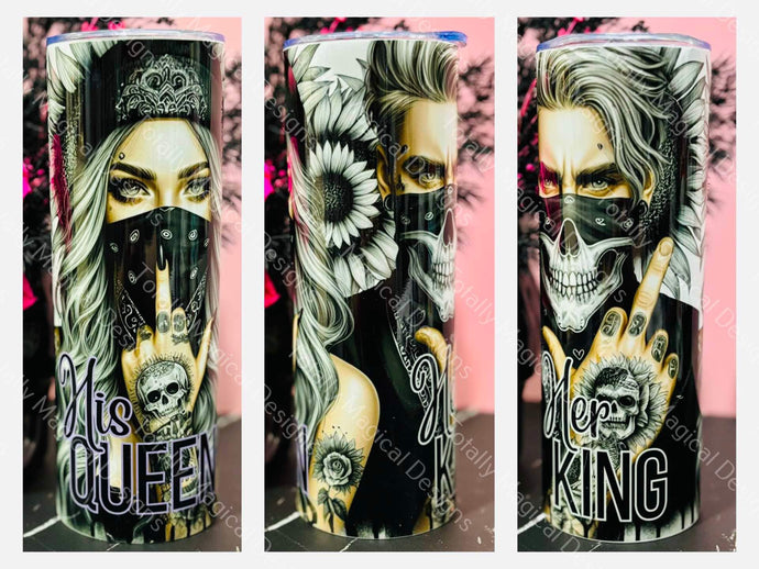 His queen, her king - 20oz Tumbler