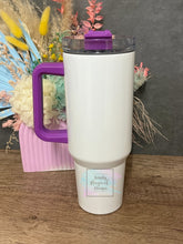 Load image into Gallery viewer, 40oz colour handle Tumbler