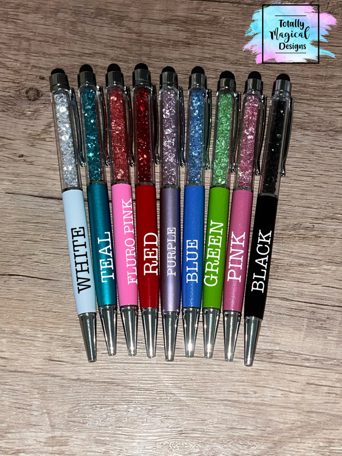 Personalised Crystal Stylus Pen