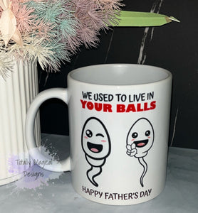 Father’s Day Sperm coffee cup