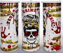 Load image into Gallery viewer, Crime Junkie sublimated tumbler