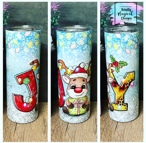 Reindeer Joy 20oz Tumbler