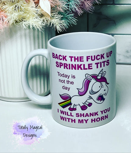 Back up sprinkle coffee cup