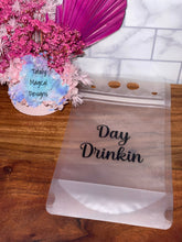 Load image into Gallery viewer, Reusable stand up drink pouches