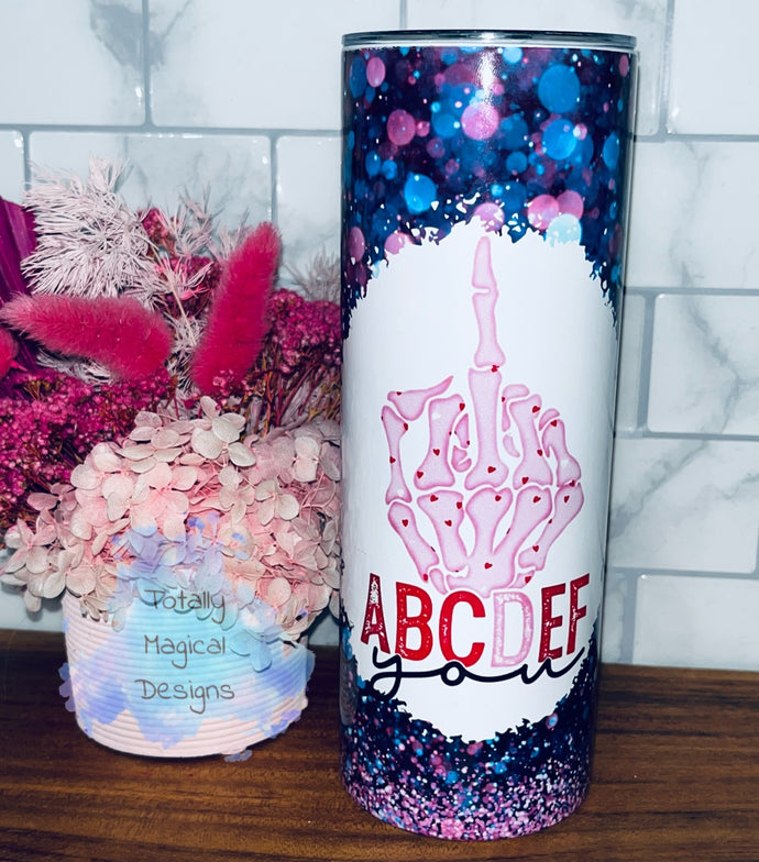 ABCDEF tumbler