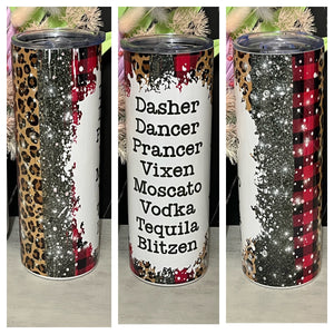 Drunk Reindeers tumbler