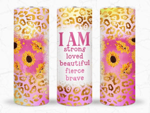 I am strong 20oz Tumbler