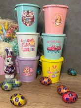 Load image into Gallery viewer, Easter Buckets with lids (Designs)