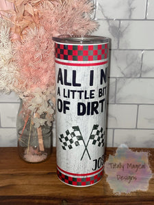 20oz dirt bike tumbler