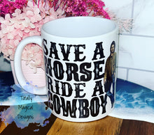 Load image into Gallery viewer, Cowboys coffee cup