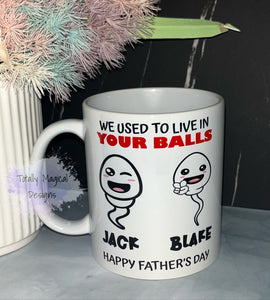 Father’s Day Sperm coffee cup