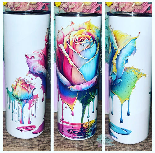 Dripping Rose  20oz Tumbler