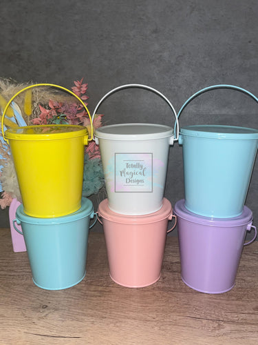 Easter Buckets with lids