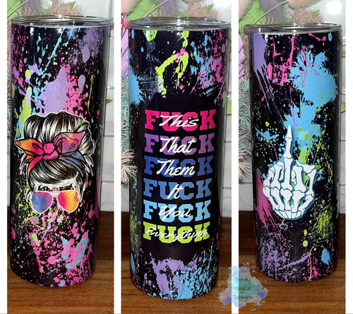 Paint F*ck 20oz tumbler