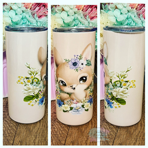 Rabbit flower 20oz Tumbler