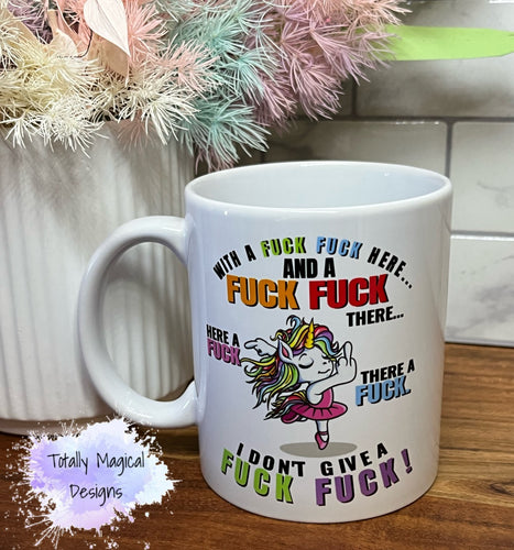 F**k F**k here coffee cup