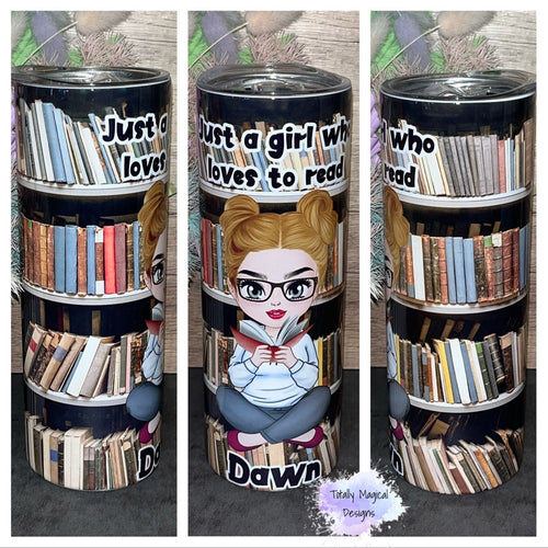 Love to read Books 20oz Tumbler