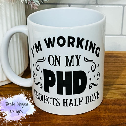 PHD coffee cup