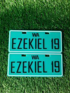 Kids Personalised Number Plates