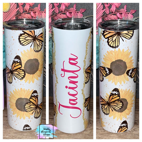 Butterfly Name 20oz Tumbler