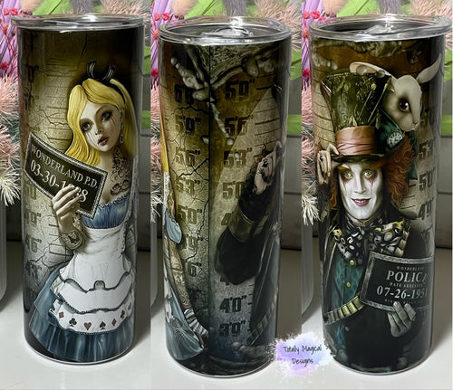 Wonderland 20oz tumbler