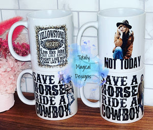Cowboys coffee cup