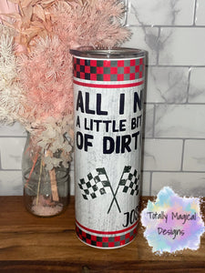 20oz dirt bike tumbler