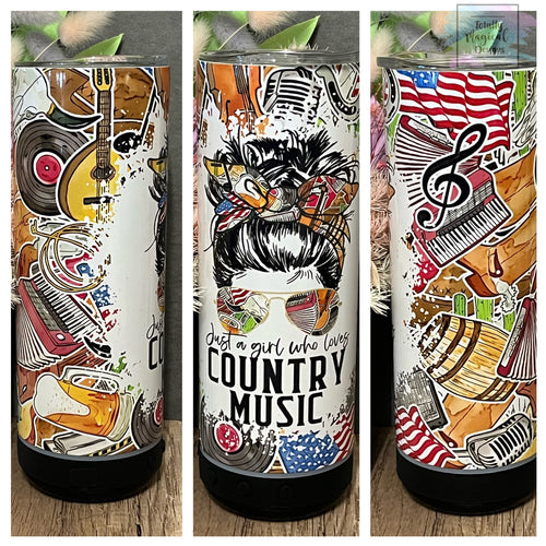 Country music tumbler